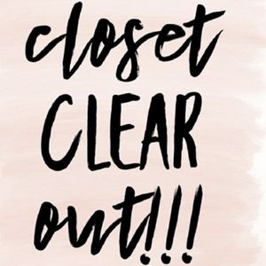 CLOSET CLEAROUT